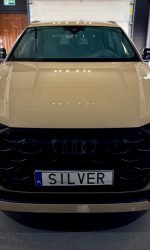 Piaskowy lakier Audi Q8 po nałożeniu powłoki ceramicznej Gtechniq CSL
