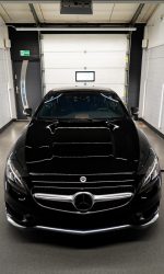 Mercedes Klasy S po pełnej renowacji lakieru i zabezpieczeniu naturalnym woskiem