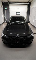 BMW G20 od przodu po dwuetapowej korekcie lakieru i aplikacji CSL + EXO v5