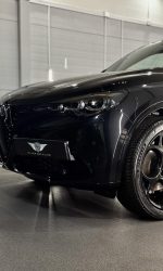 Przód Alfa Romeo Stelvio Veloce po aplikacji powłoki kompozytowej